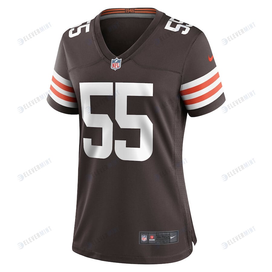 Ethan Pocic 55 Cleveland Browns Women's Game Jersey - Brown