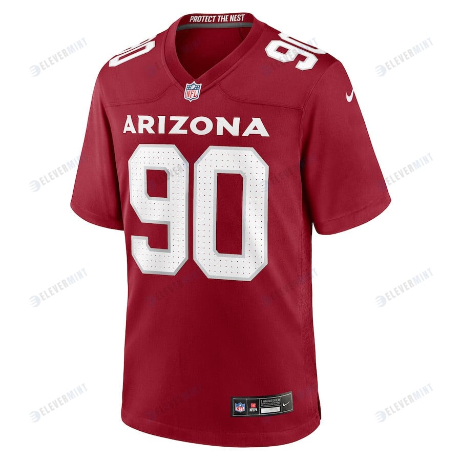 Ben Stille 90 Arizona Cardinals Men Team Game Jersey - Cardinal