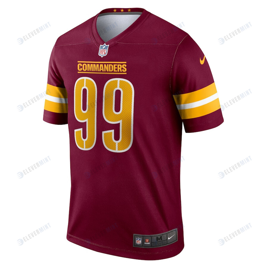Chase Young 99 Washington Commanders Legend Jersey - Burgundy