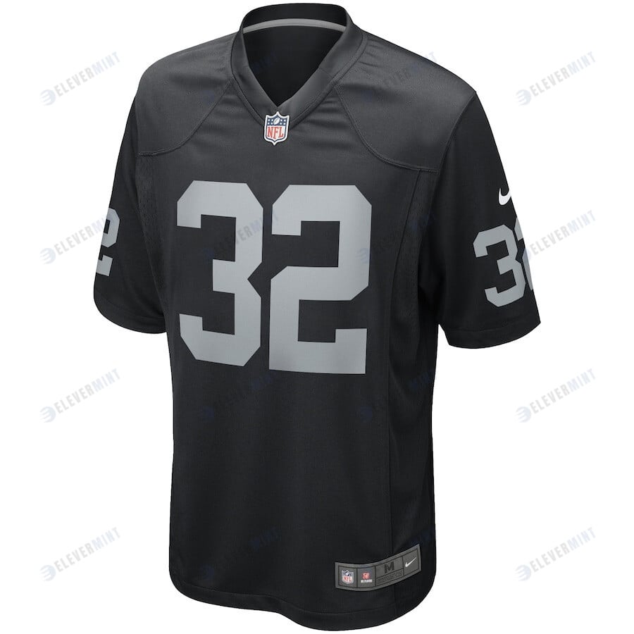 Marcus Allen 32 Las Vegas Raiders Men Game Retired Jersey - Black