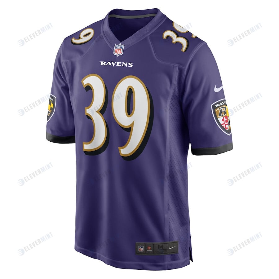 Duron Harmon 39 Baltimore Ravens Men Game Jersey - Purple