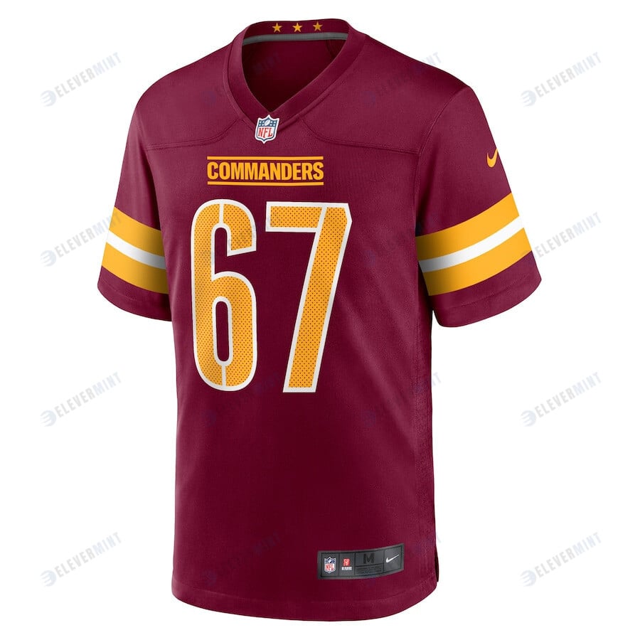 Aaron Monteiro Washington Commanders Game Player Jersey - Burgundy