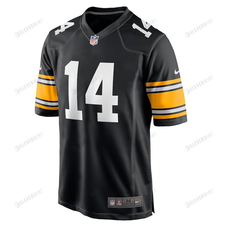 George Pickens 14 Pittsburgh Steelers Alternate Game Player Jersey - Black