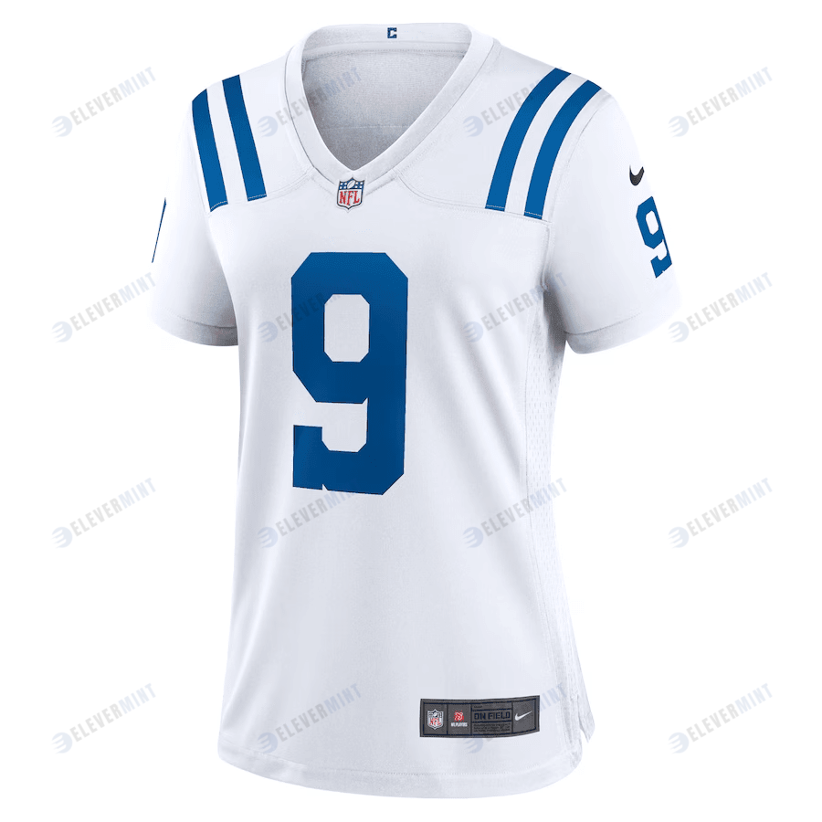 Nick Foles 9 Indianapolis Colts Women's Player Game Jersey - White