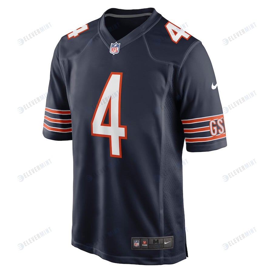 Eddie Jackson 4 Chicago Bears Men Game Jersey - Navy