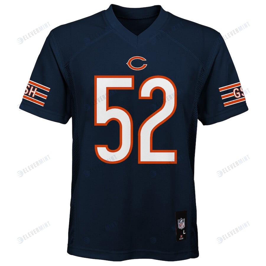 Khalil Mack 52 Chicago Bears YOUTH Jersey - Navy
