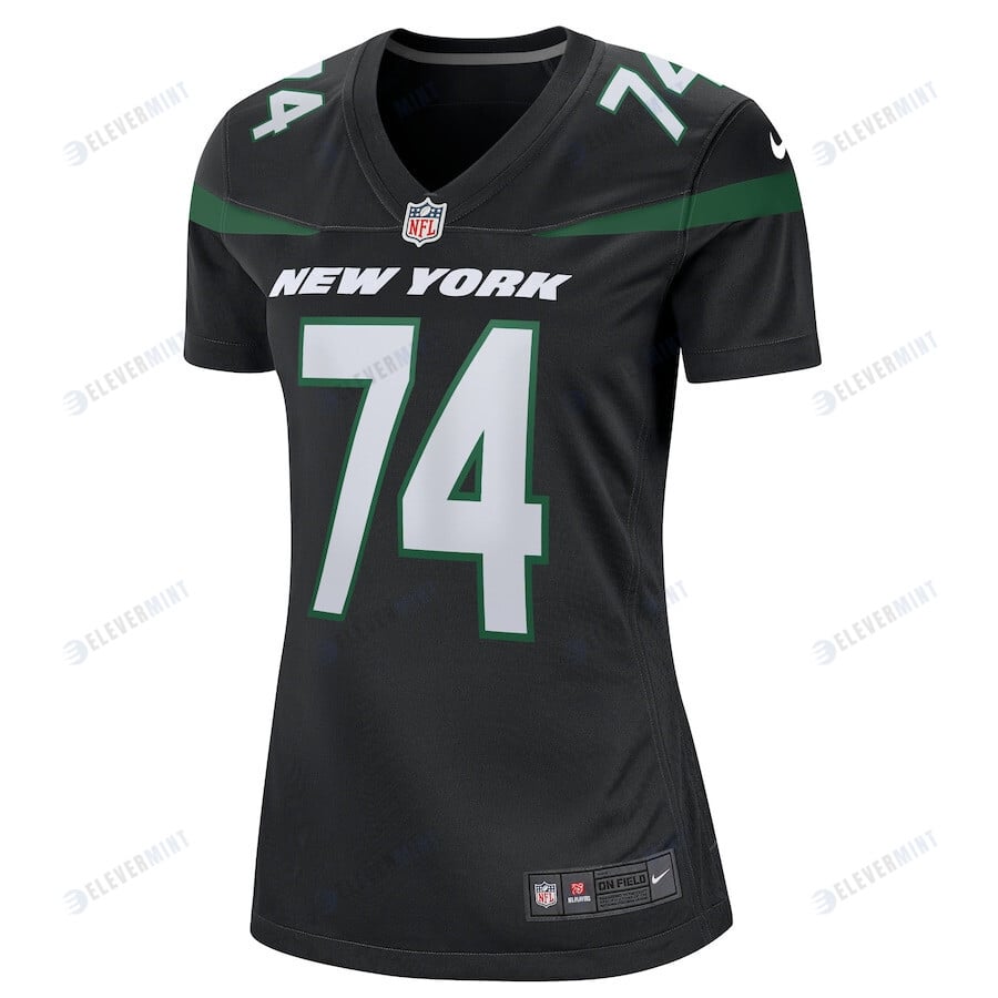 Nick Mangold 74 New York Jets Women Retired Jersey - Black