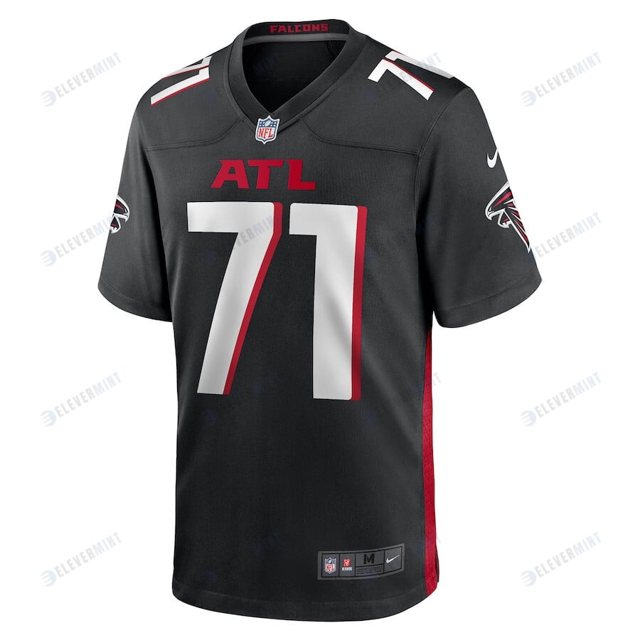 Sam Jones 71 Atlanta Falcons Men's Game Jersey - Black