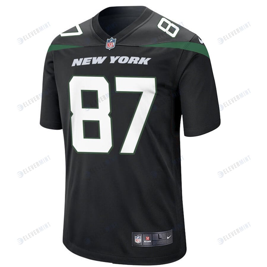 New York Jets C.J. Uzomah 87 Alternate Game Jersey - Stealth Black Jersey