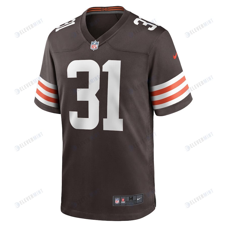 Thomas Graham Jr. 31 Cleveland Browns Men's Team Game Jersey - Brown