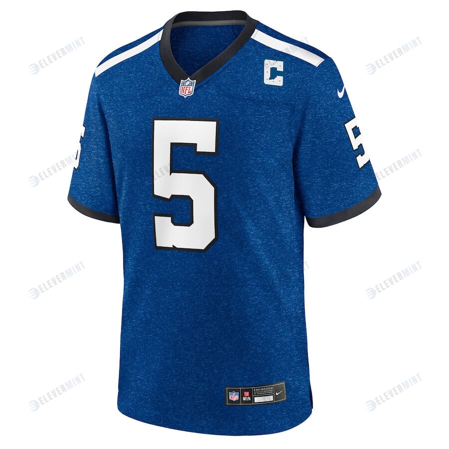 Anthony Richardson 5 Indianapolis Colts Indiana Nights Alternate Game Men Jersey - Royal
