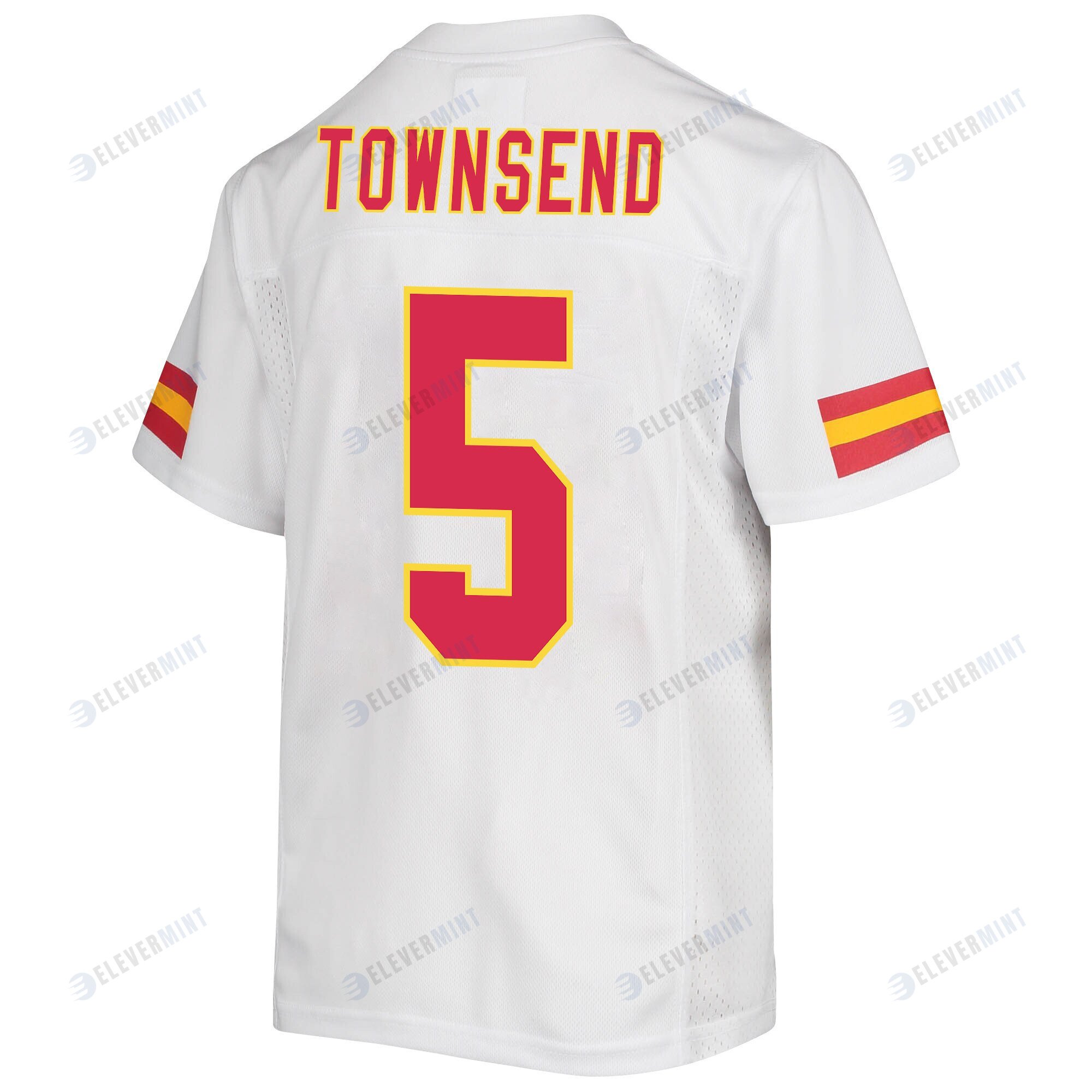 Tommy Townsend 5 Kansas City Chiefs Super Bowl LVII Champions Youth Game Jersey - White