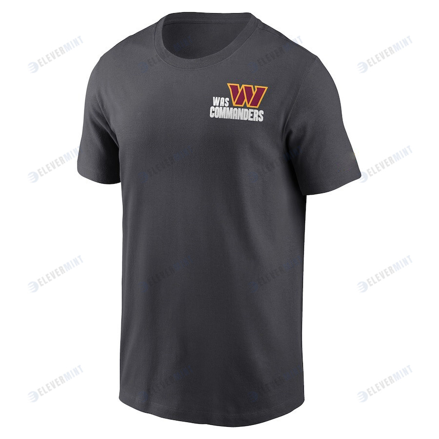 Washington Commanders Blitz Essential T-Shirt - Dark Grey