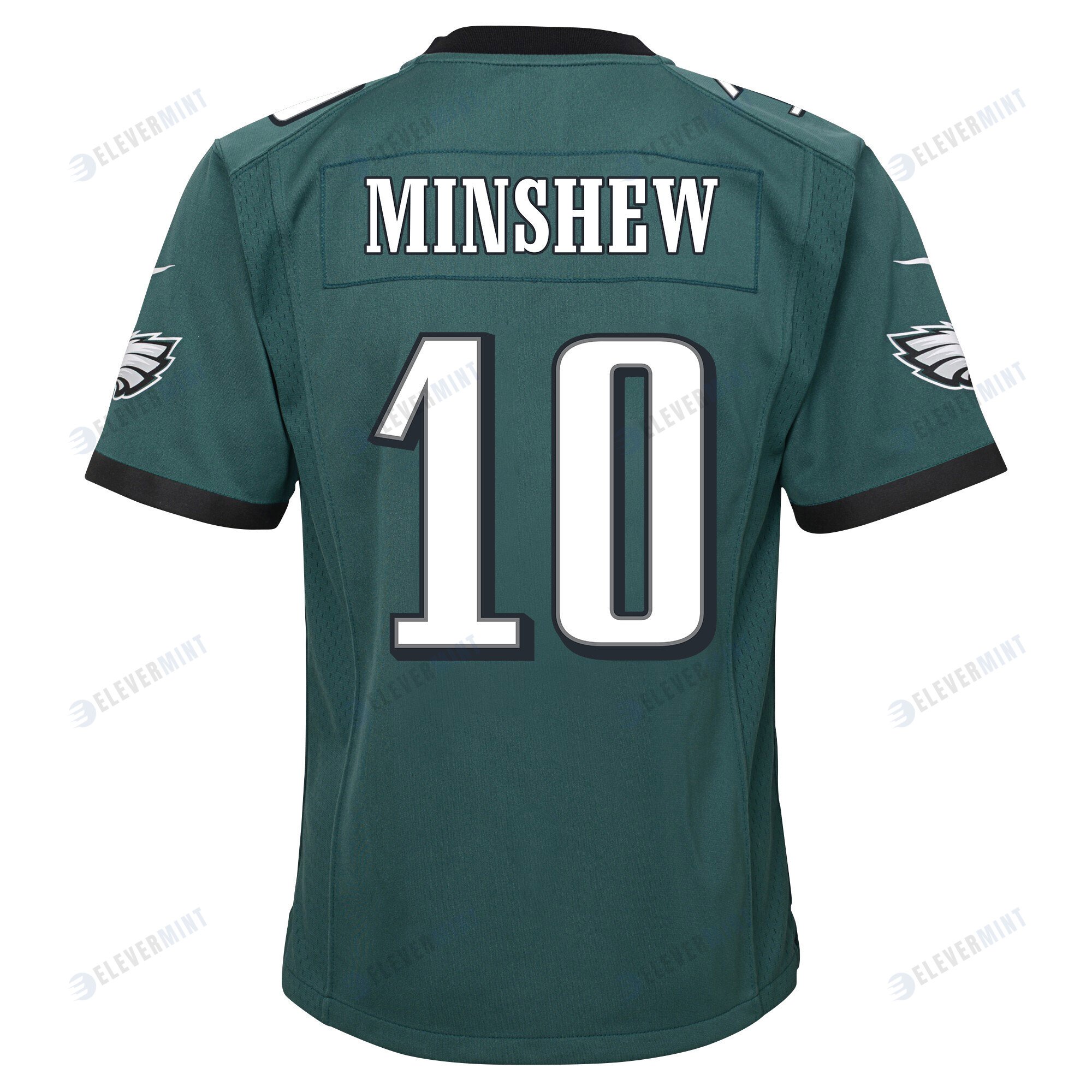 Gardner Minshew 10 Philadelphia Eagles Super Bowl LVII Champions 2 Stars 2 Stars Youth Game Jersey - Black