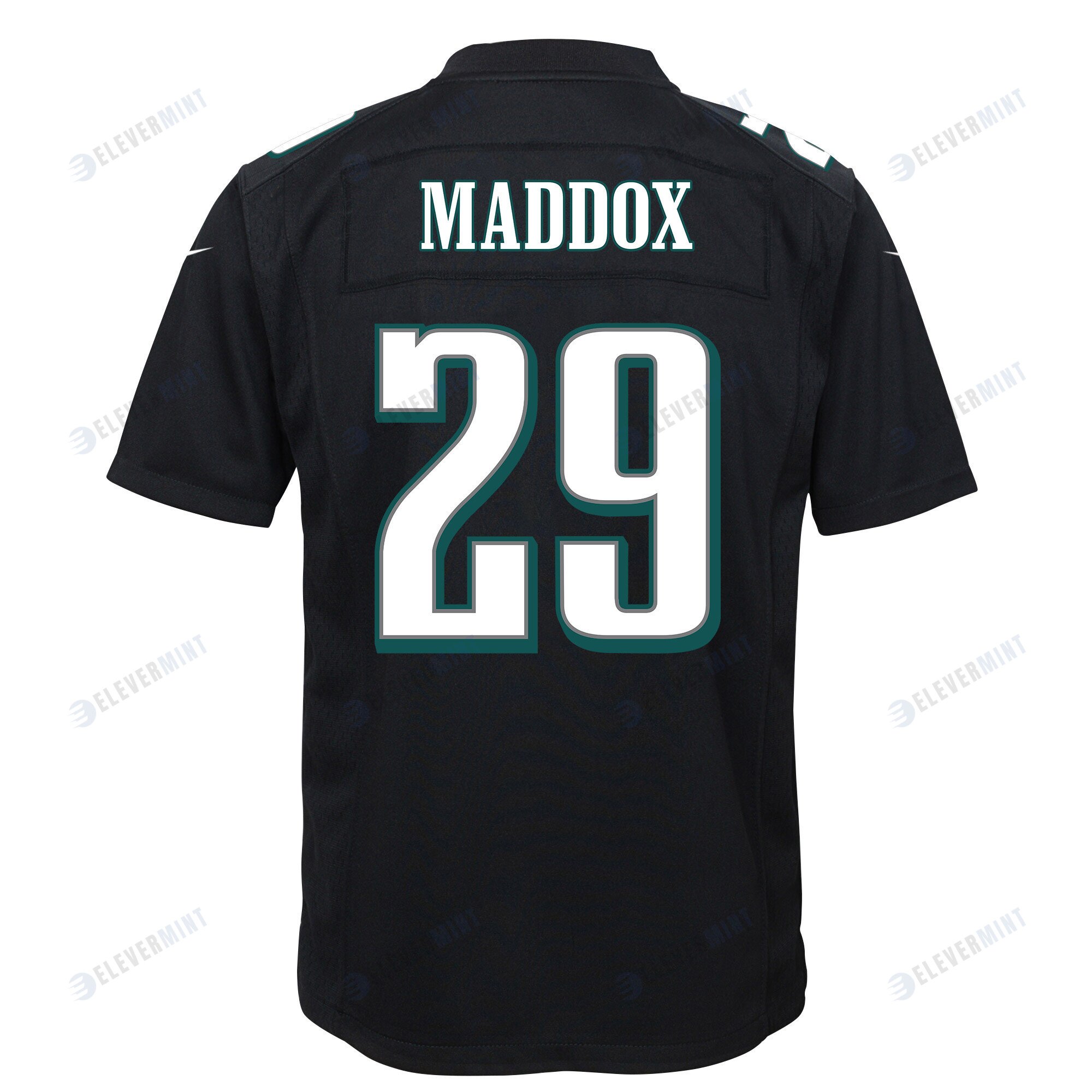 Avonte Maddox 29 Philadelphia Eagles Super Bowl LVII Champions 2 Stars Youth Game Jersey - Black