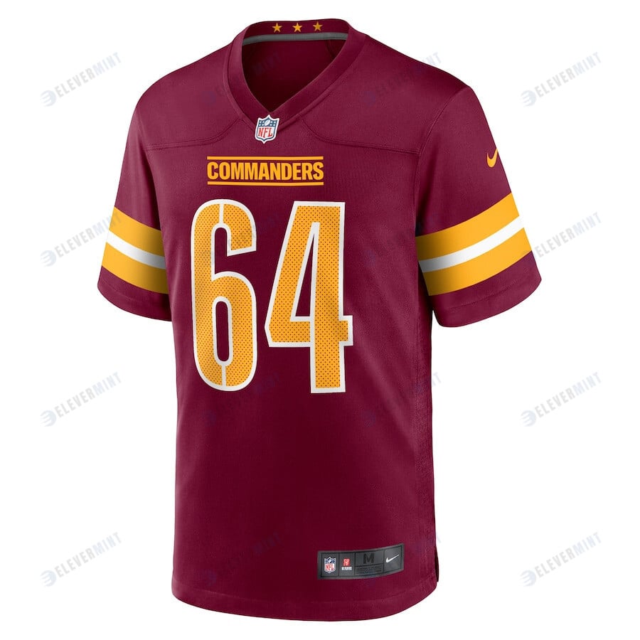 David Bada 64 Washington Commanders Men Game Jersey - Burgundy