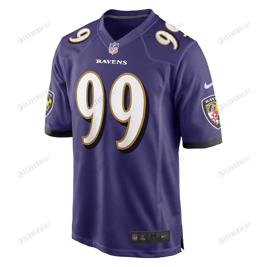 Odafe Oweh 99 Baltimore Ravens Game Jersey - Purple