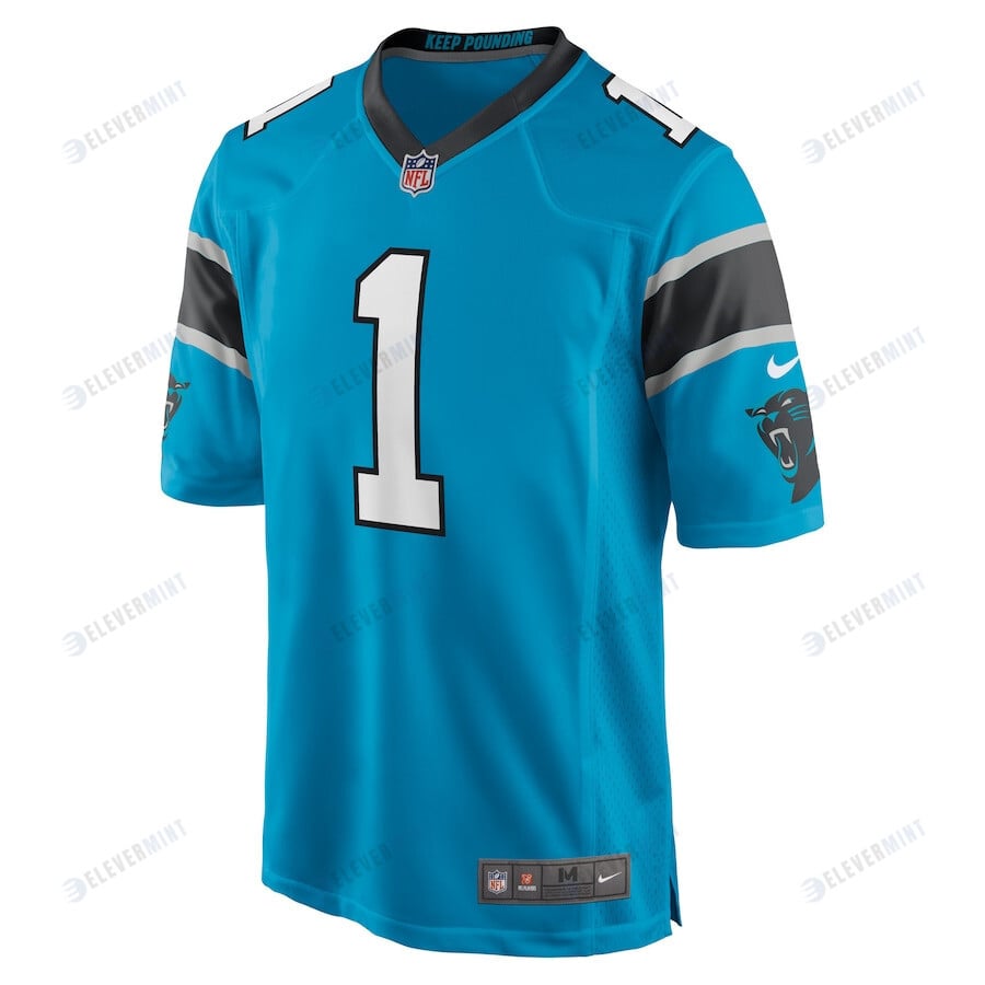 Cam Newton 1 Carolina Panthers Men's Alternate Game Jersey - Blue