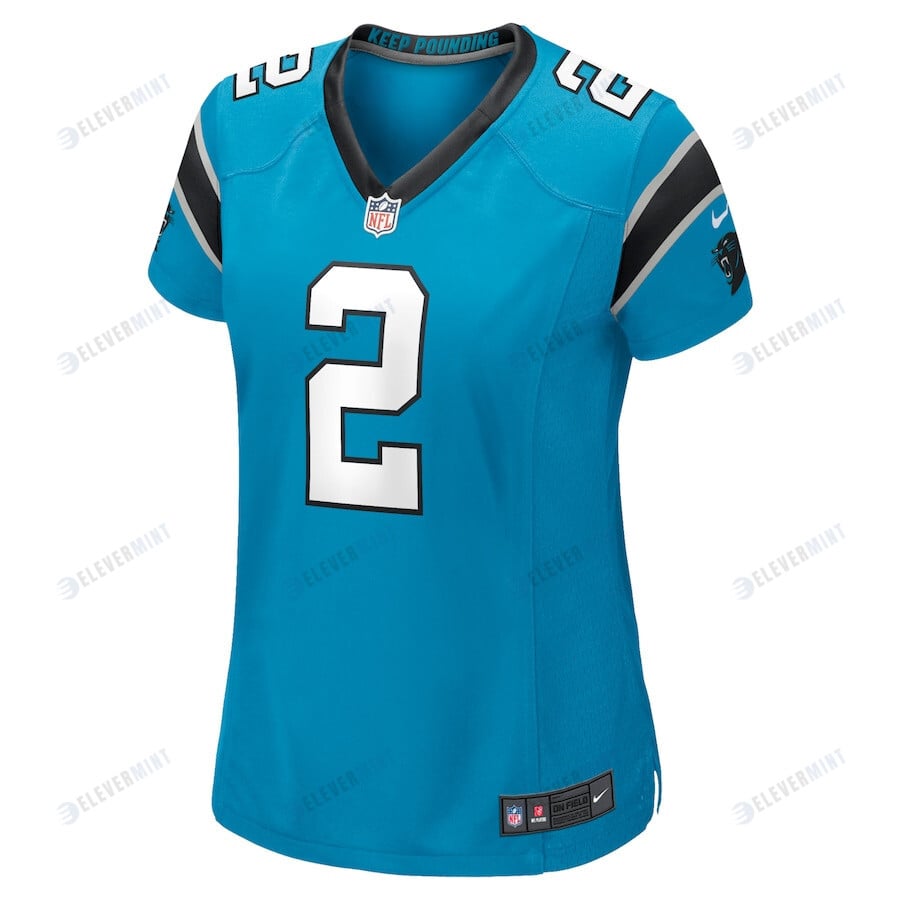 D.J. Moore 2 Carolina Panthers Women's Game Jersey - Blue