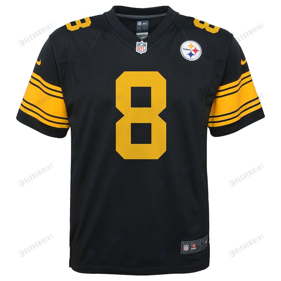 Kenny Pickett Pittsburgh Steelers Youth Game Jersey - Black