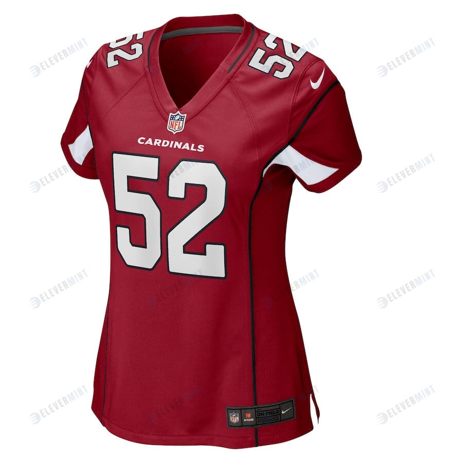 Victor Dimukeje 52 Arizona Cardinals Women Game Jersey - Cardinal