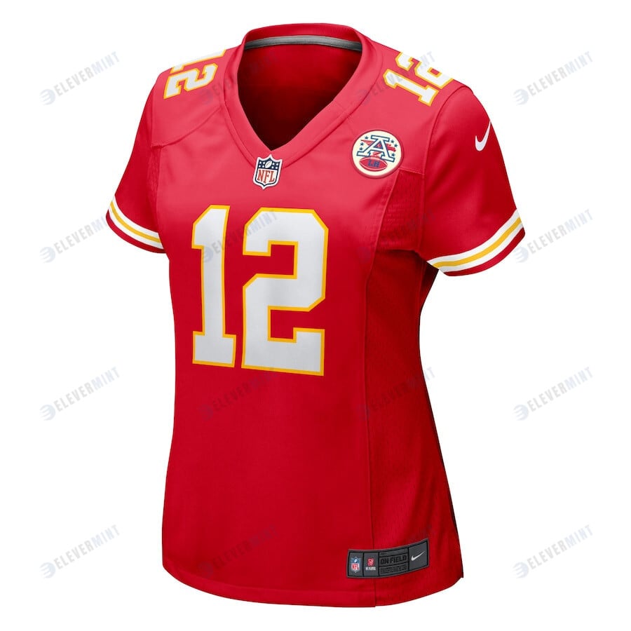 Montrell Washington 12 Kansas City Chiefs Game Women Jersey - Red