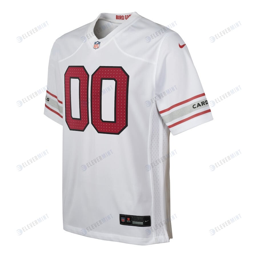 Arizona Cardinals Custom YOUTH Game Jersey - White