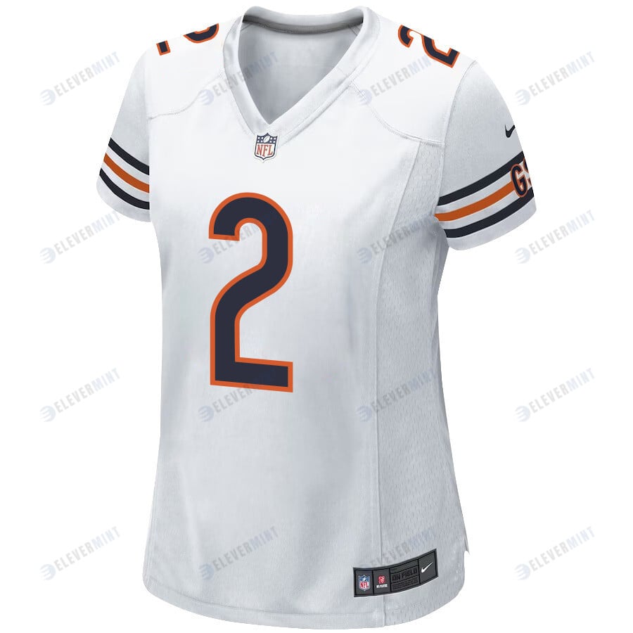 D.J. Moore 2 Chicago Bears Game Women Jersey - White