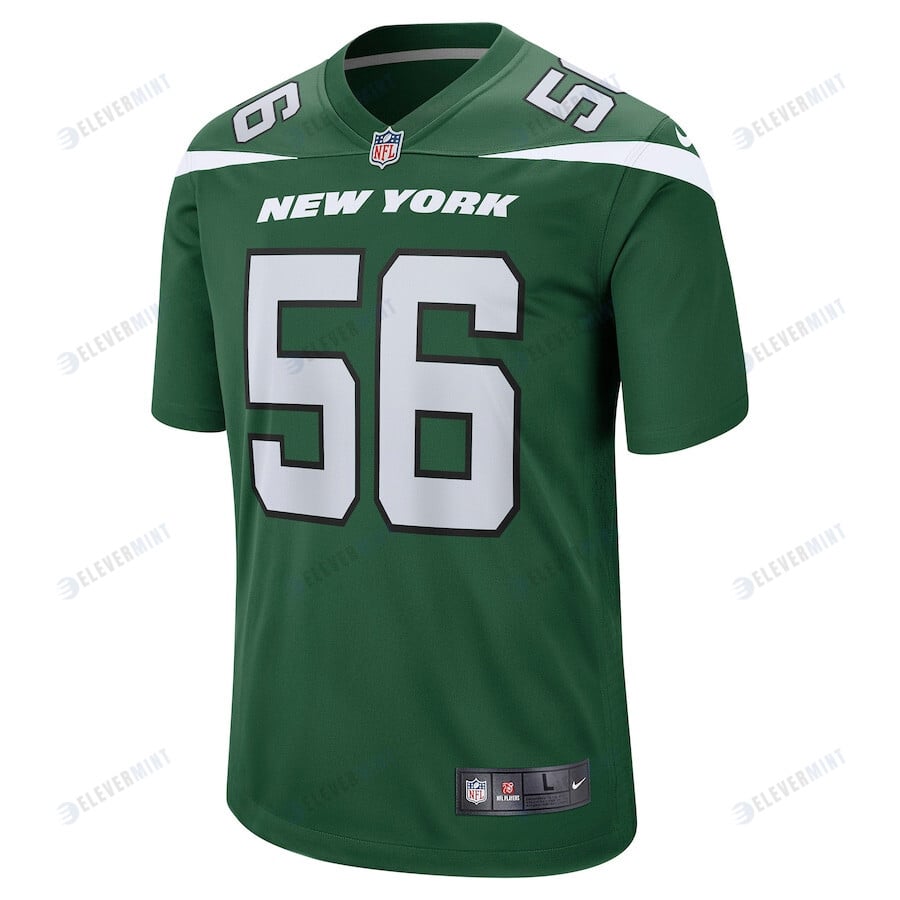 Quincy Williams 56 New York Jets Men Game Jersey - Gotham Green