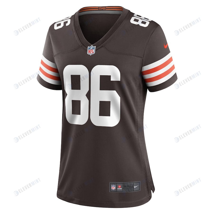Devin Asiasi 86 Cleveland Browns Women Game Jersey - Brown