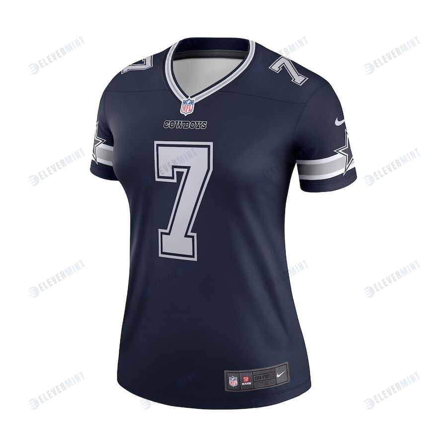 Trevon Diggs 7 Dallas Cowboys Women's Legend Jersey - Navy