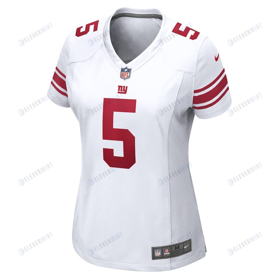 Kayvon Thibodeaux 5 New York Giants Women's 2022 Draft First Round Pick Game Jersey In White
