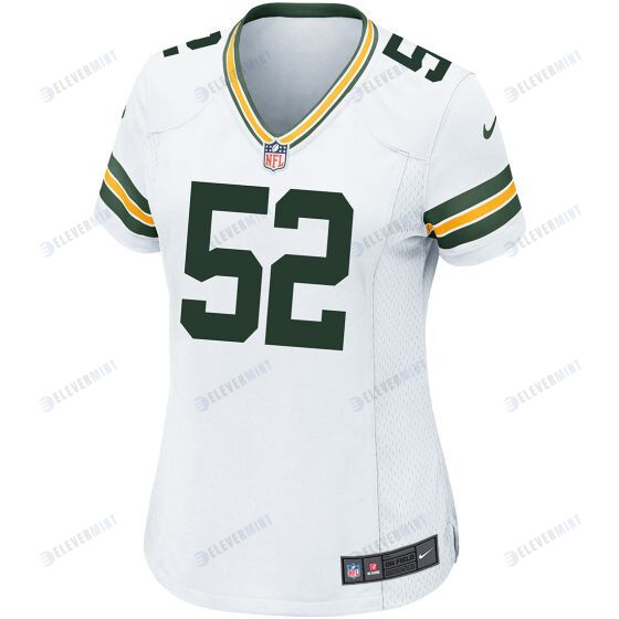 Rashan Gary 52 Green Bay Packers Women Away Game Jersey - White