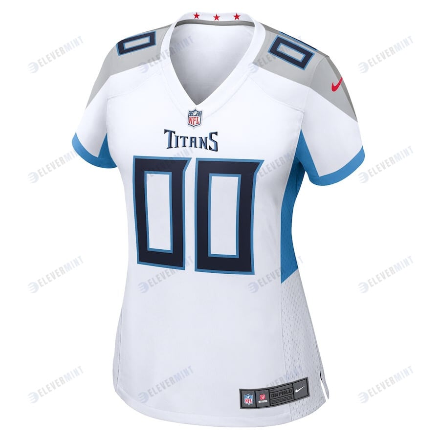 Tennessee Titans Women Custom Game Jersey - White