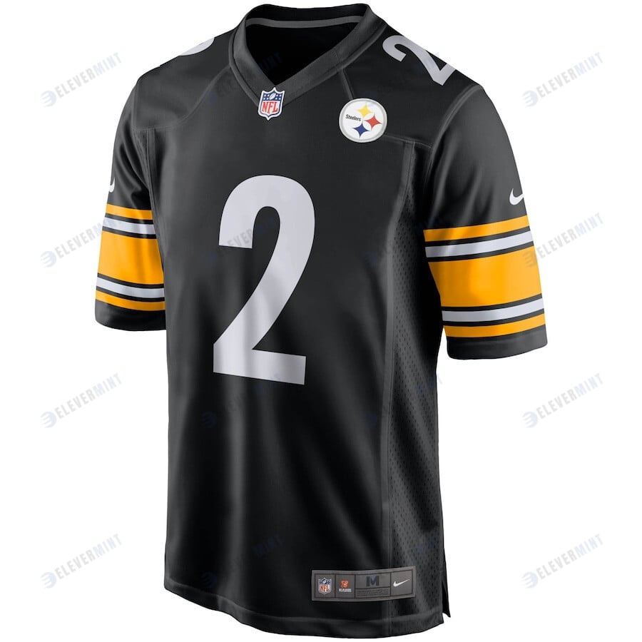 Mason Rudolph 2 Pittsburgh Steelers Men's Game Player Jersey - Black