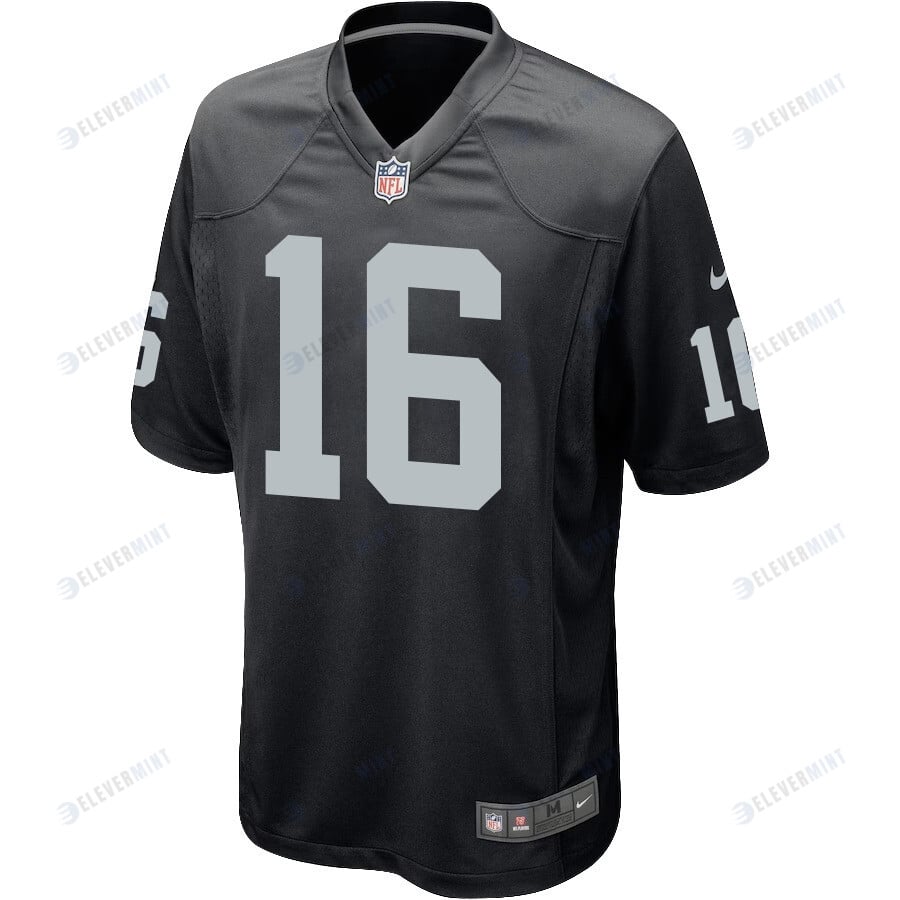 Jakobi Meyers 16 Las Vegas Raiders Men Game Jersey - Black