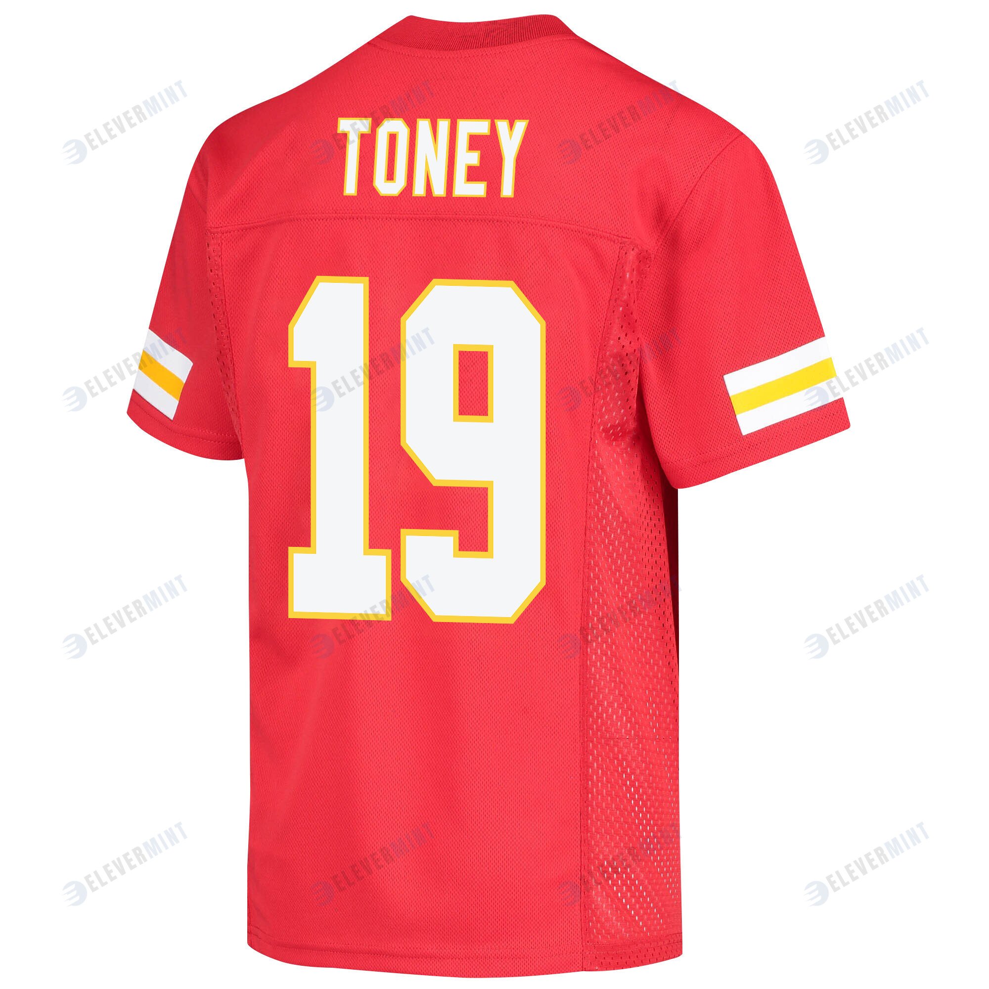 Kadarius Toney 19 Kansas City Chiefs Super Bowl LVII Champions 3 Stars Youth Game Jersey - Red