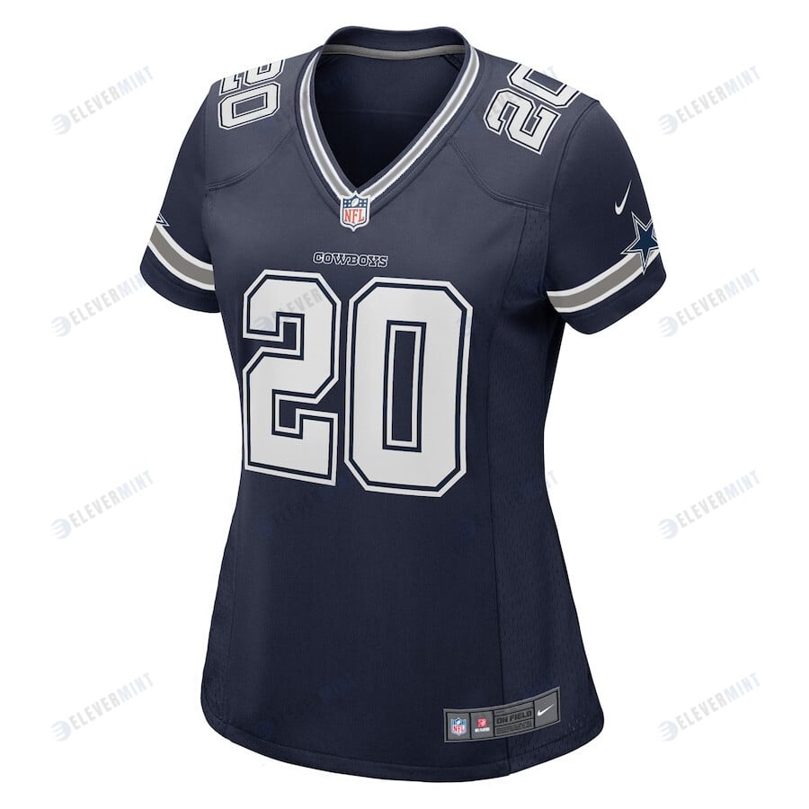 Tony Pollard 20 Dallas Cowboys Game Women Jersey - Navy