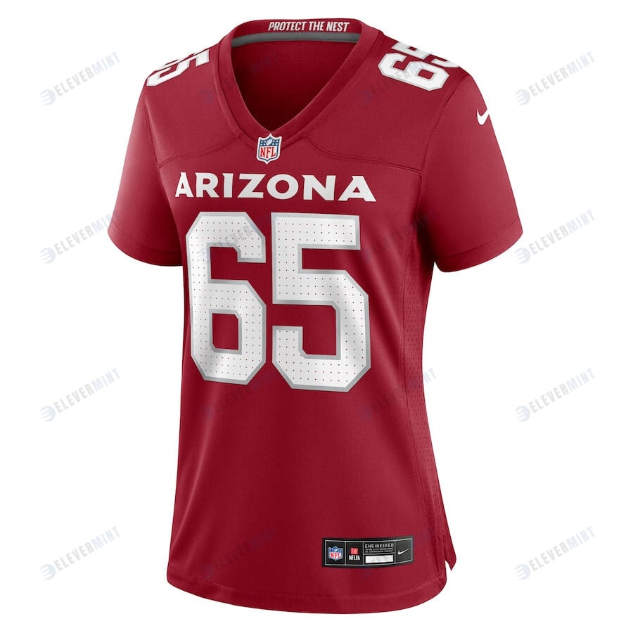 Trystan Colon 65 Arizona Cardinals Women Team Game Jersey - Cardinal