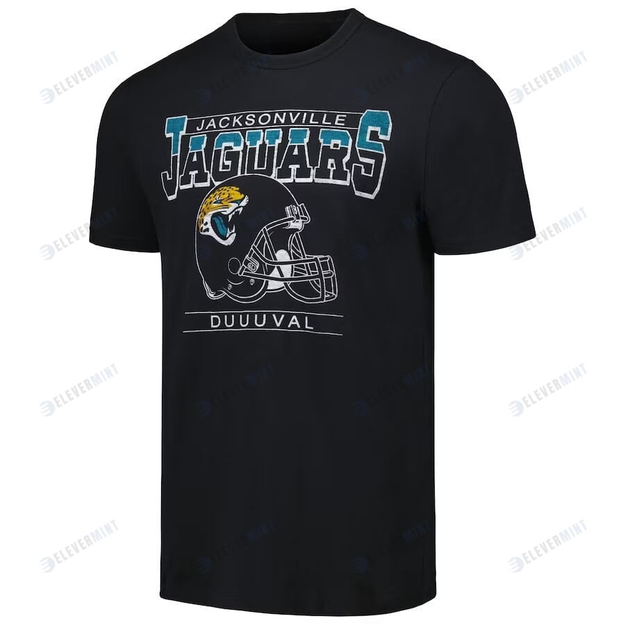 Jacksonville Jaguars Gridiron Classics Time Lock Franklin T-Shirt - Black