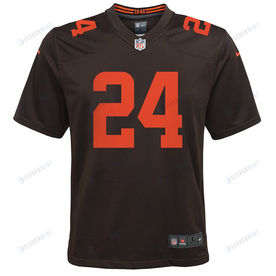 Nick Chubb 24 Cleveland Browns YOUTH Alternate Game Jersey - Brown