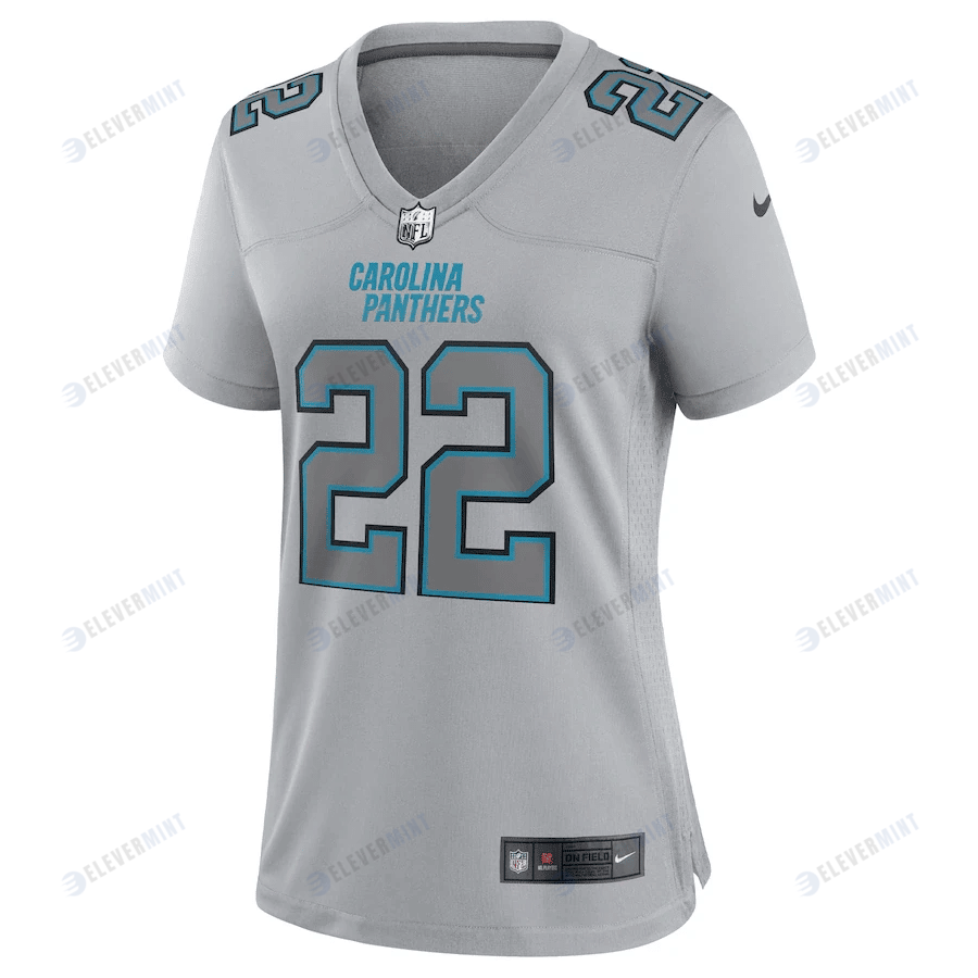 Christian McCaffrey Carolina Panthers Women's Atmosphere Fashion Game Jersey - Gray