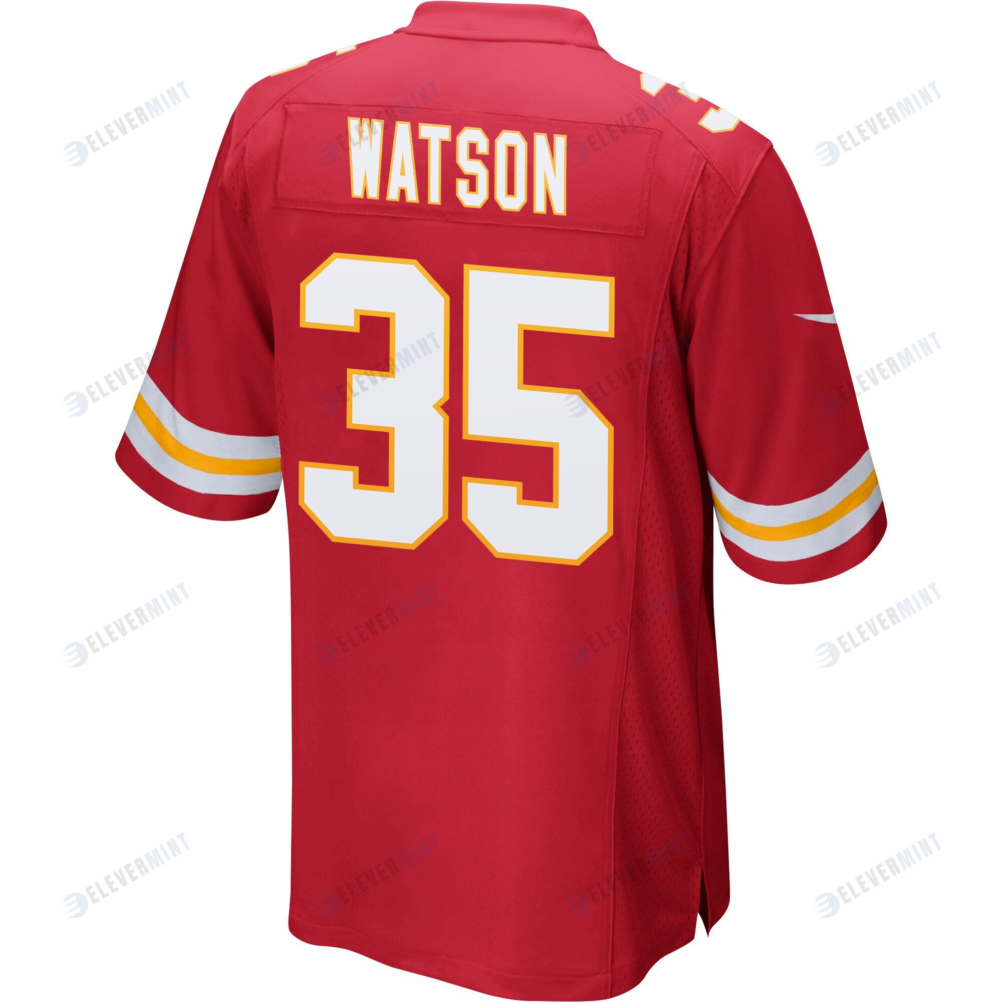 Jaylen Watson 35 Kansas City Chiefs Super Bowl LVII Champions Men Game Jersey - Red