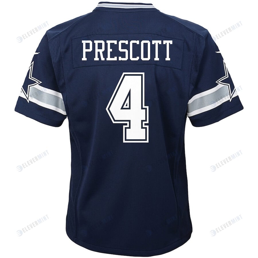 Dak Prescott 4 Dallas Cowboys Infant Player Game Jersey - Navy