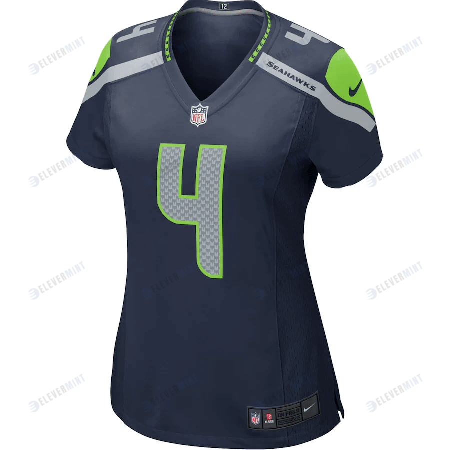 Michael Dickson 4 Seattle Seahawks Women's Game Player Jersey - College Navy