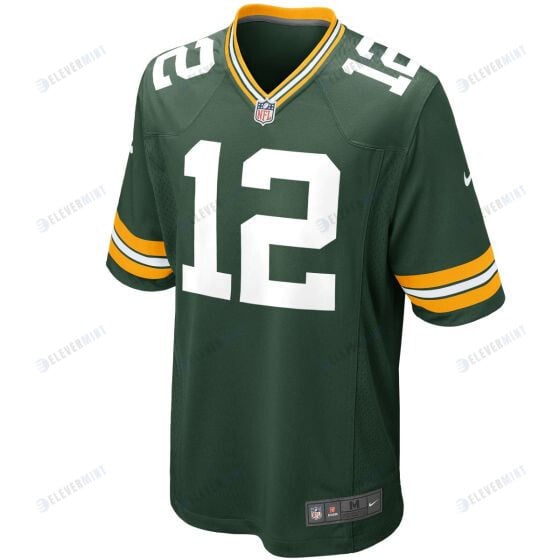Aaron Rodgers 12 Green Bay Packers YOUTH Home Game Jersey - Green