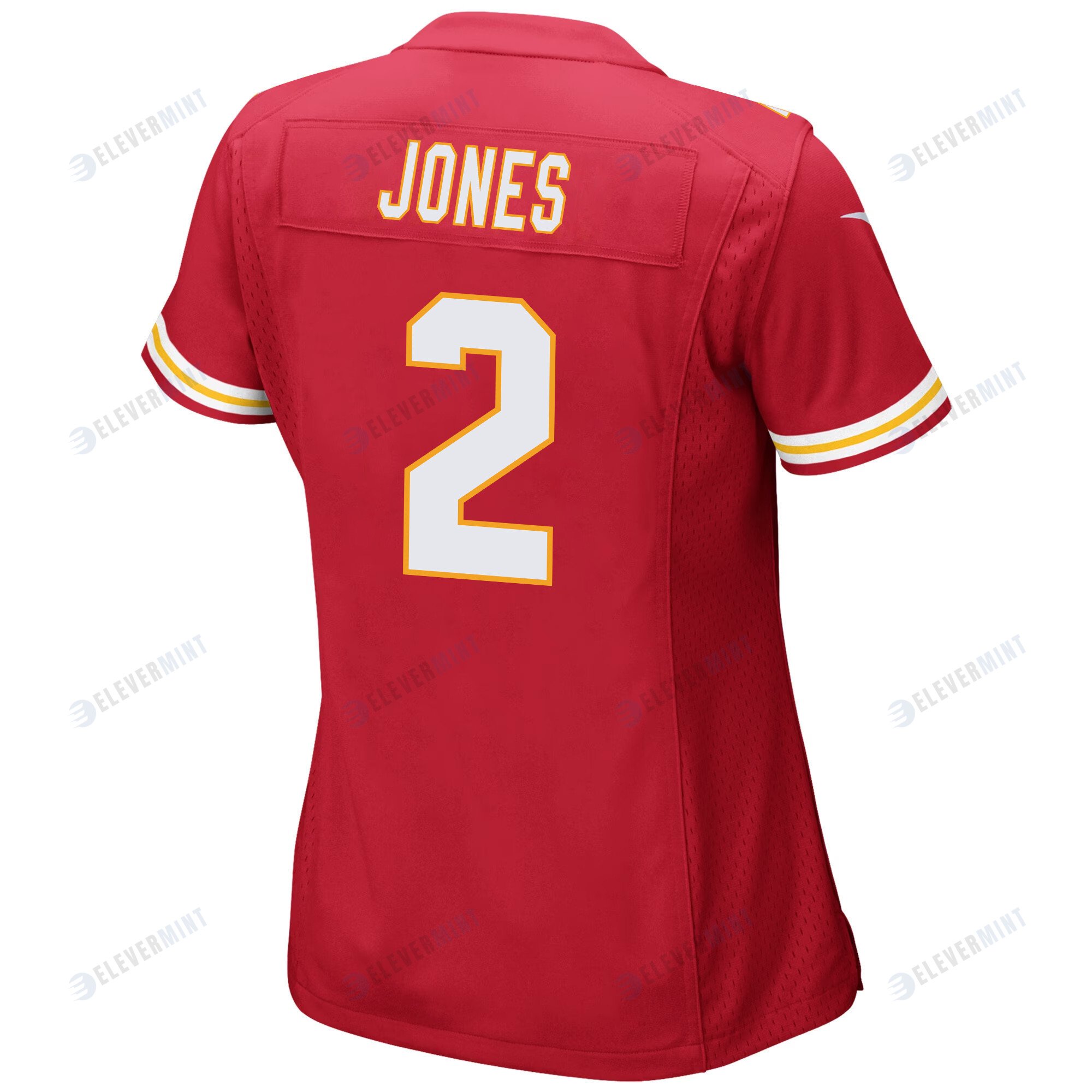 Ronald Jones 2 Kansas City Chiefs Super Bowl LVII Champions 3 Stars Women Game Jersey - Red