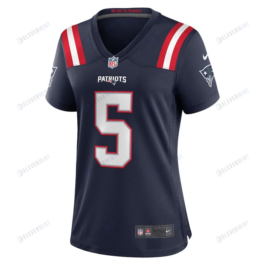 Jabrill Peppers 5 New England Patriots Game Women Jersey - Navy