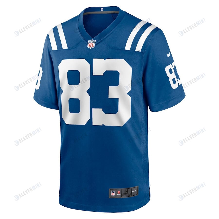 Kylen Granson 83 Indianapolis Colts Men Team Game Jersey - Royal