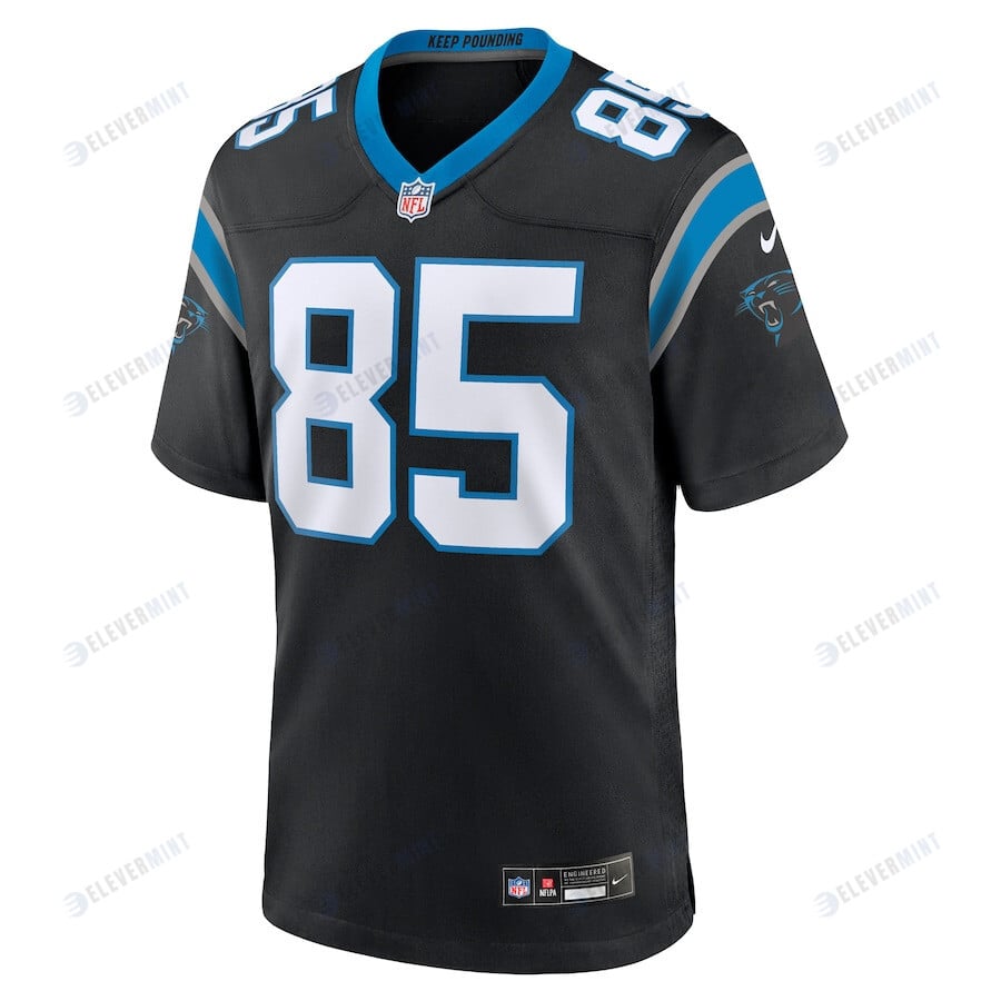 Marquez Stevenson 85 Carolina Panthers Men's Team Game Jersey - Black